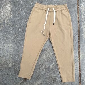 Bassike Stretch Twill Tapered pant - Light tan